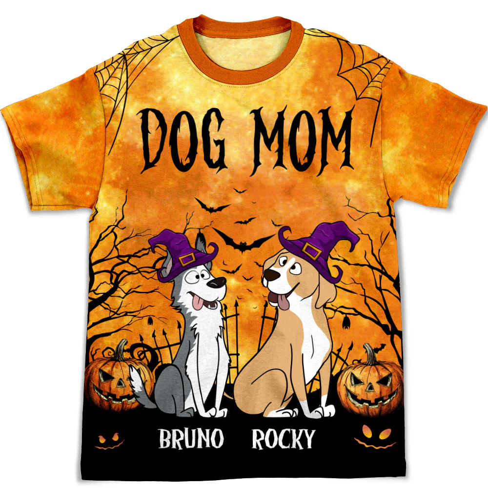 Spooky Dogs - Personalized Custom All-over-print T-shirt