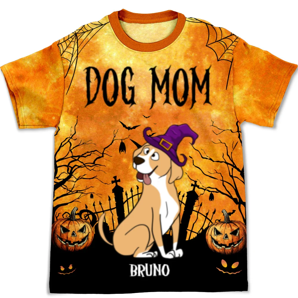 Spooky Dogs - Personalized Custom All-over-print T-shirt - Image 6