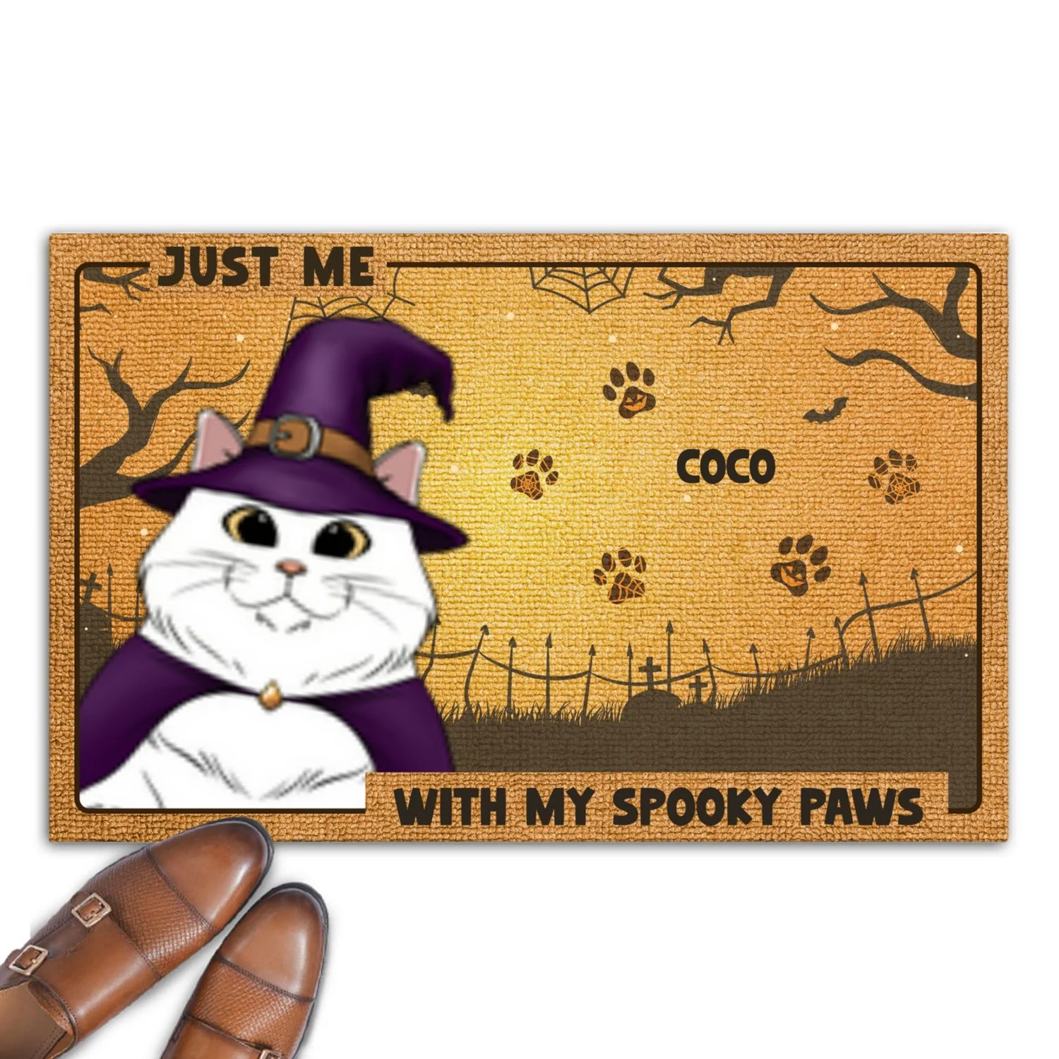 Spooky Paws - Personalized Custom Doormat - Image 6