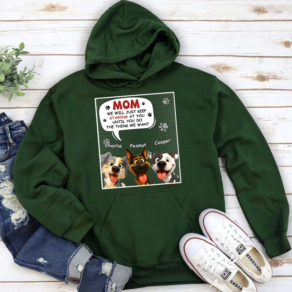 Staring At You Cartoon - Personalized Custom Hoodie - Image 3