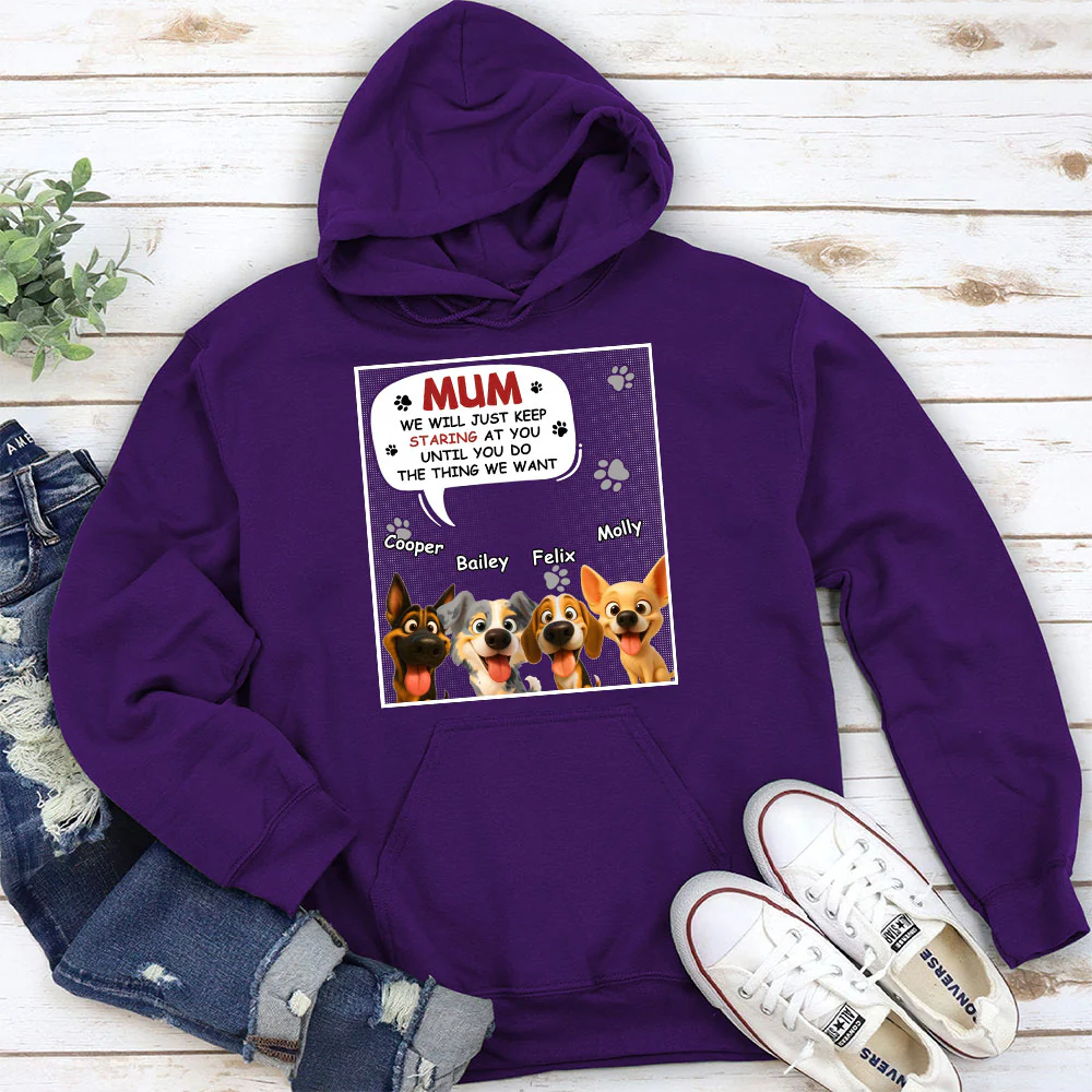Staring At You Cartoon - Personalized Custom Hoodie - Image 4