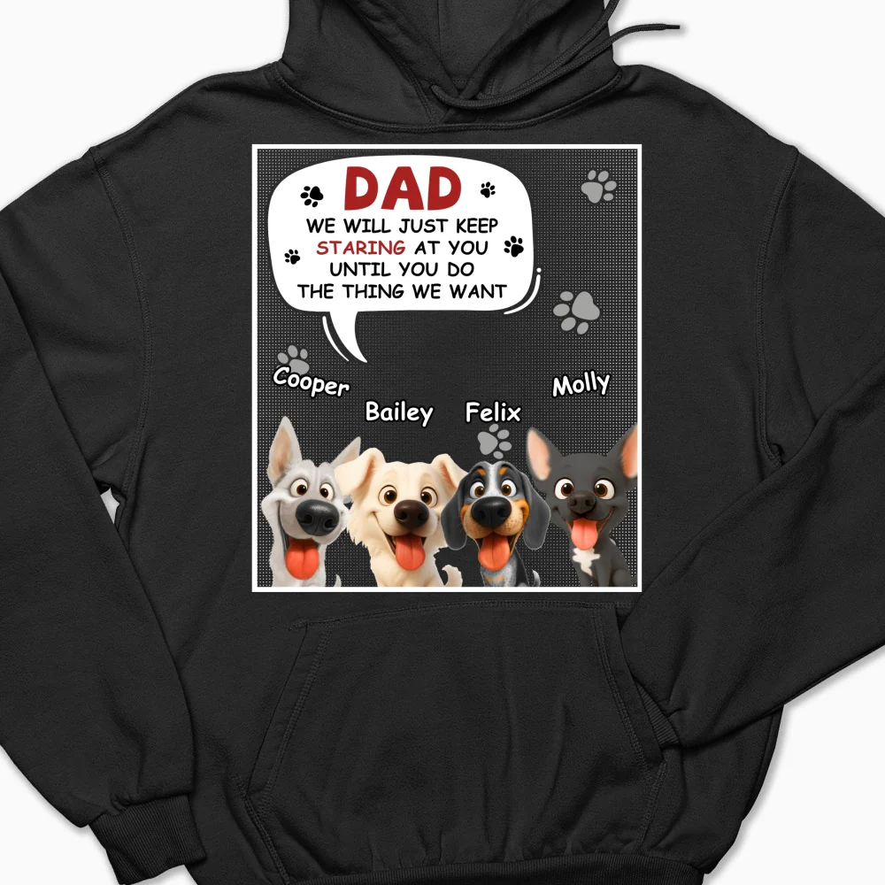 Staring At You Cartoon - Personalized Custom Hoodie - Image 7
