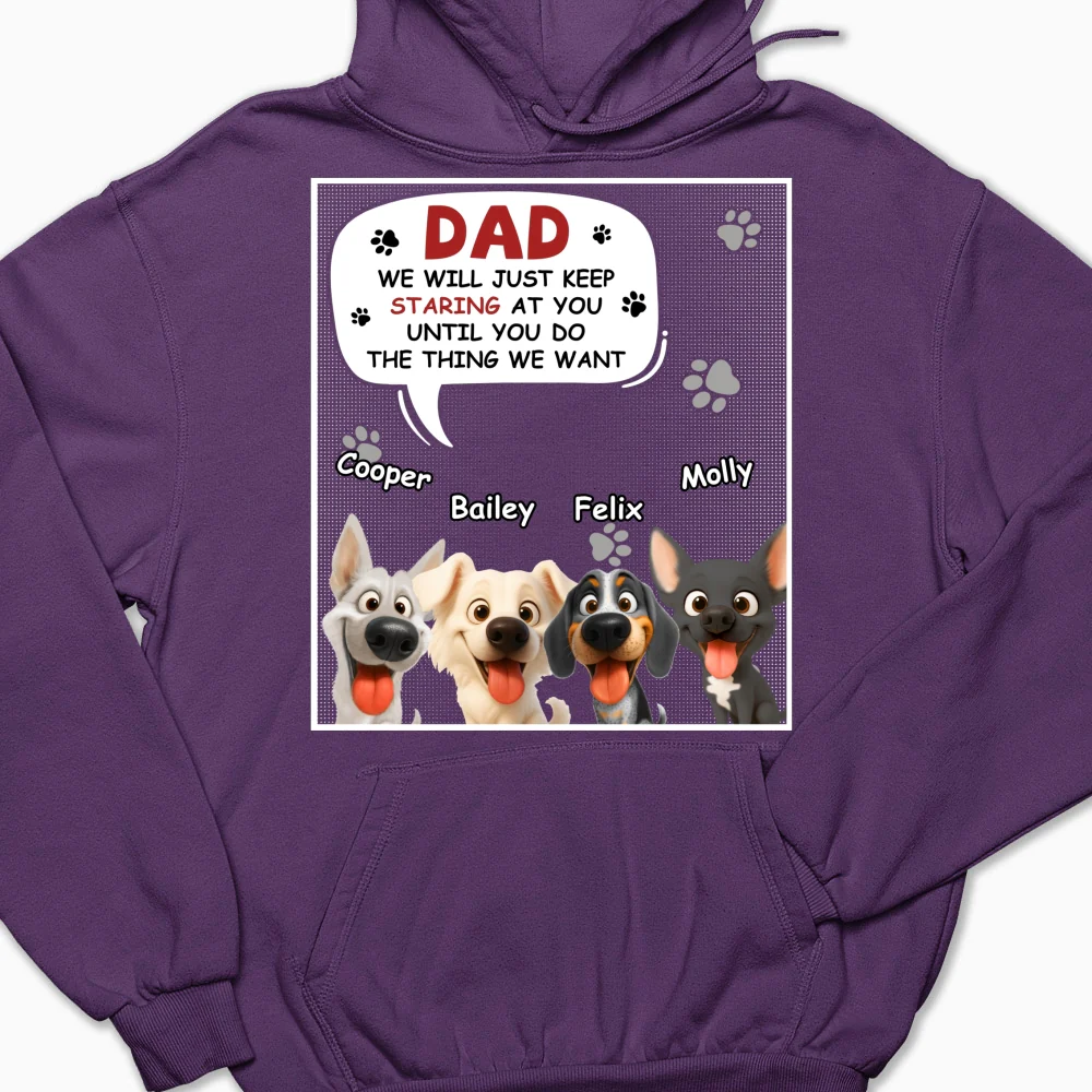 Staring At You Cartoon - Personalized Custom Hoodie - Image 9