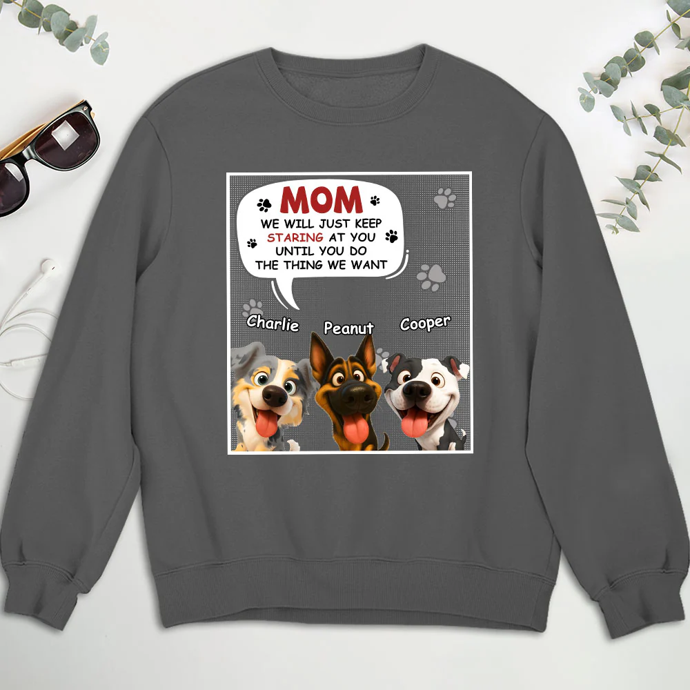 Staring At You Cartoon - Personalized Custom Sweatshirt - Image 3