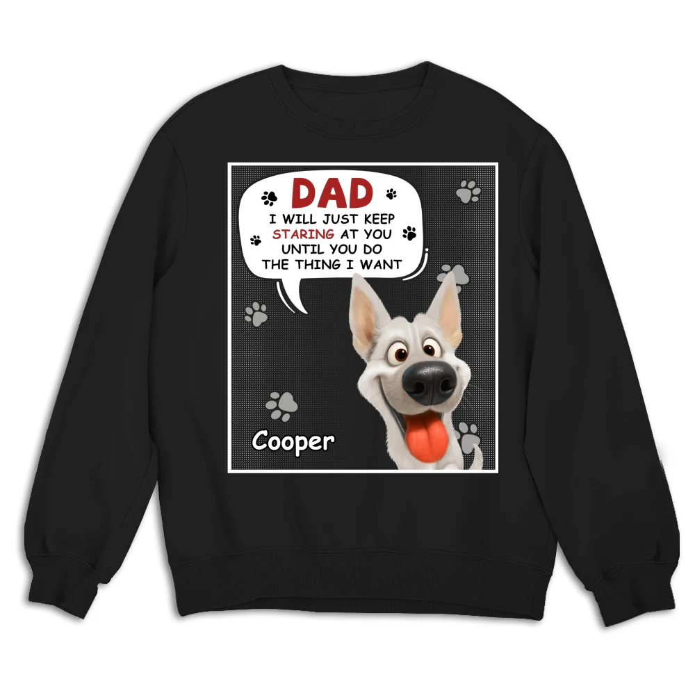 Staring At You Cartoon - Personalized Custom Sweatshirt - Image 5