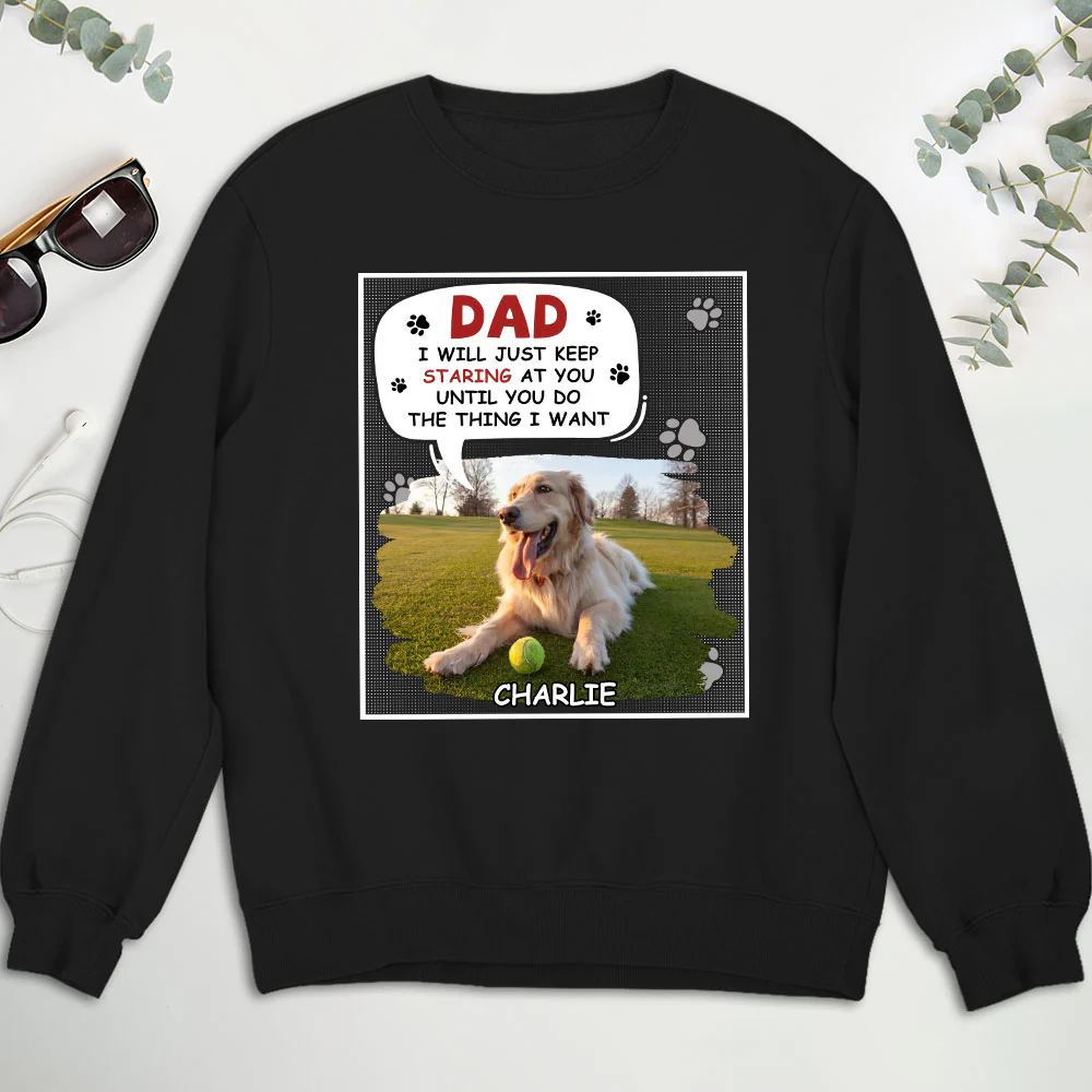 Staring At You Cartoon Photo - Personalized Custom Sweatshirt