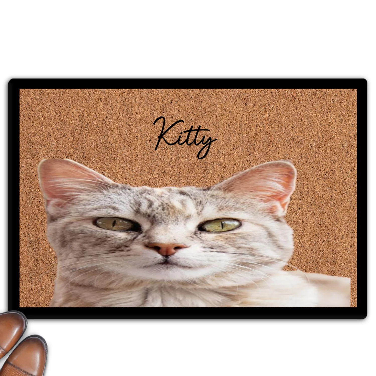 Staring At You Photo - Personalized Custom Doormat - Image 3