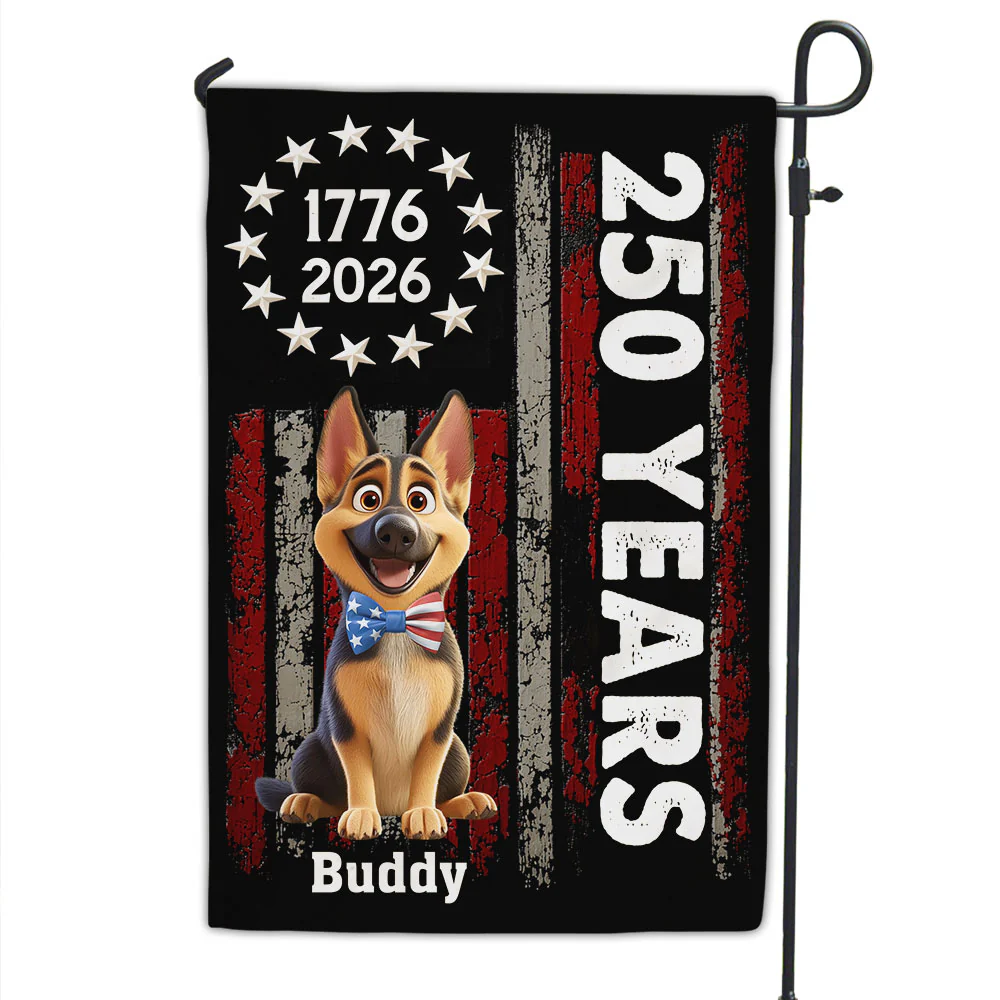Stars Stripes And Tail Wags - Personalized Custom Flag