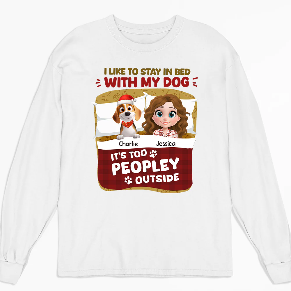 Stay Warm In Christmas Day - Personalized Custom Long Sleeve T-shirt
