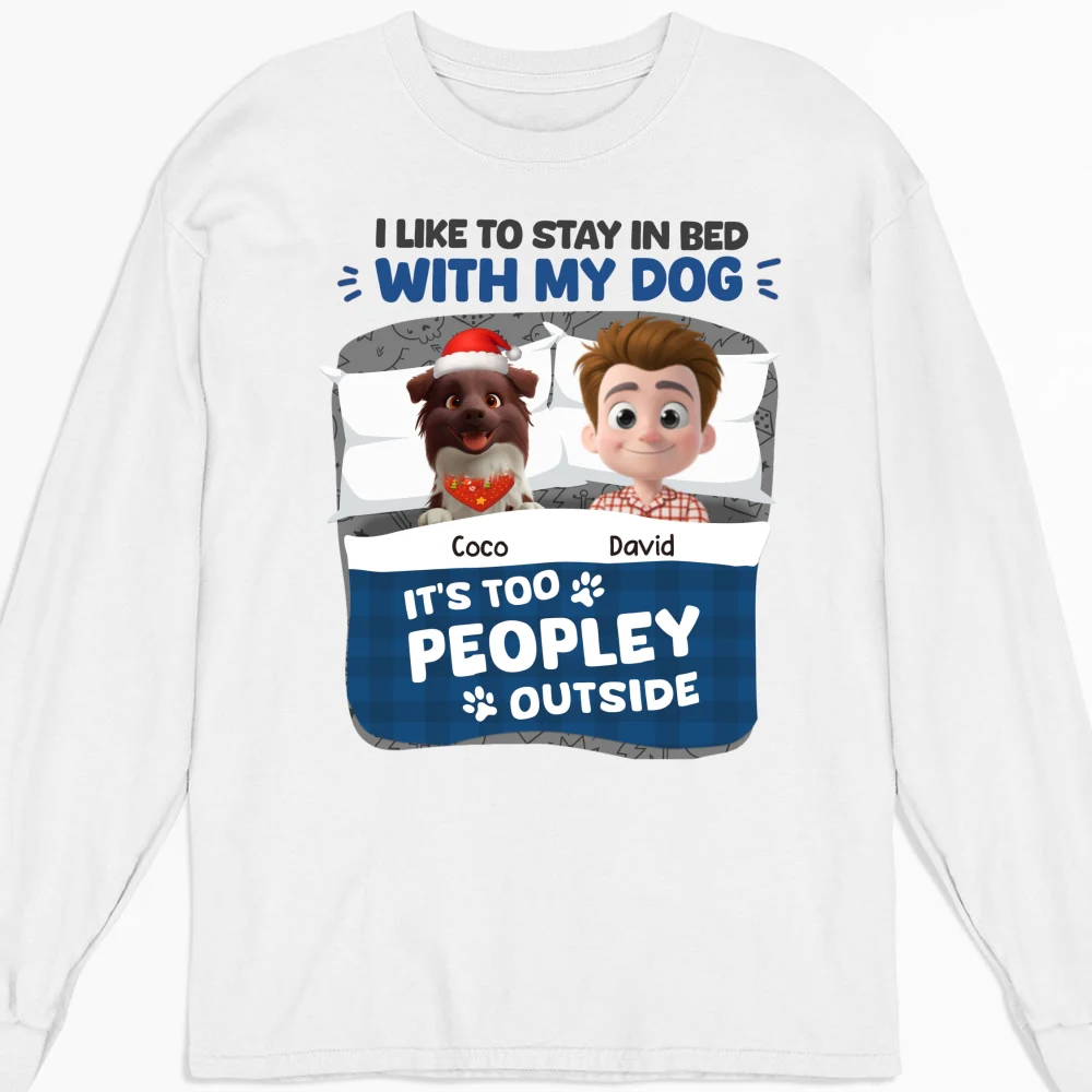 Stay Warm In Christmas Day - Personalized Custom Long Sleeve T-shirt - Image 4