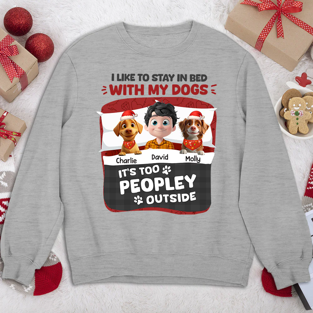 Stay Warm In Christmas Day - Personalized Custom Sweatshirt - Image 2