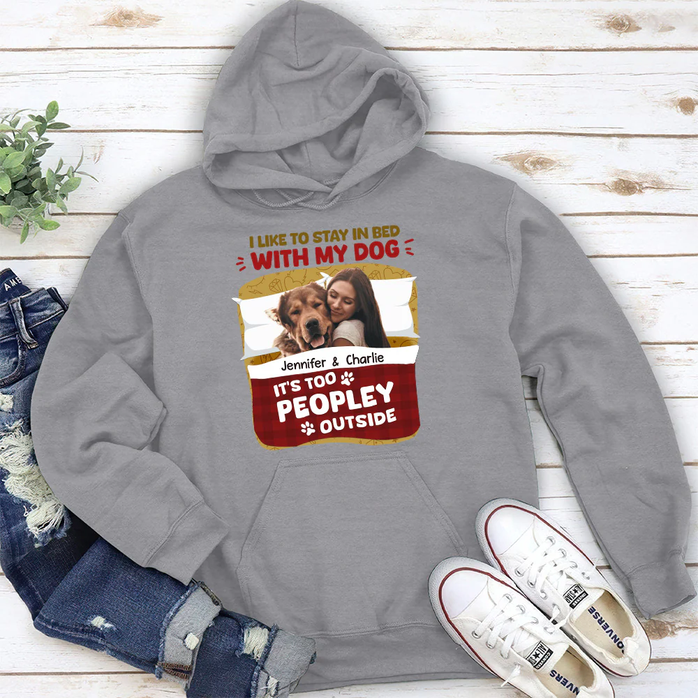 Stay Warm In Christmas Day Photo - Personalized Custom Hoodie - Image 4