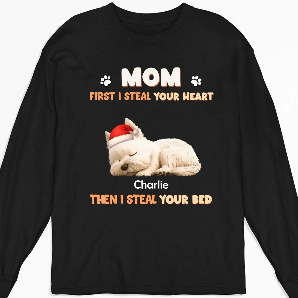 Steal Your Dog Parent Life - Personalized Custom Long Sleeve - Image 4