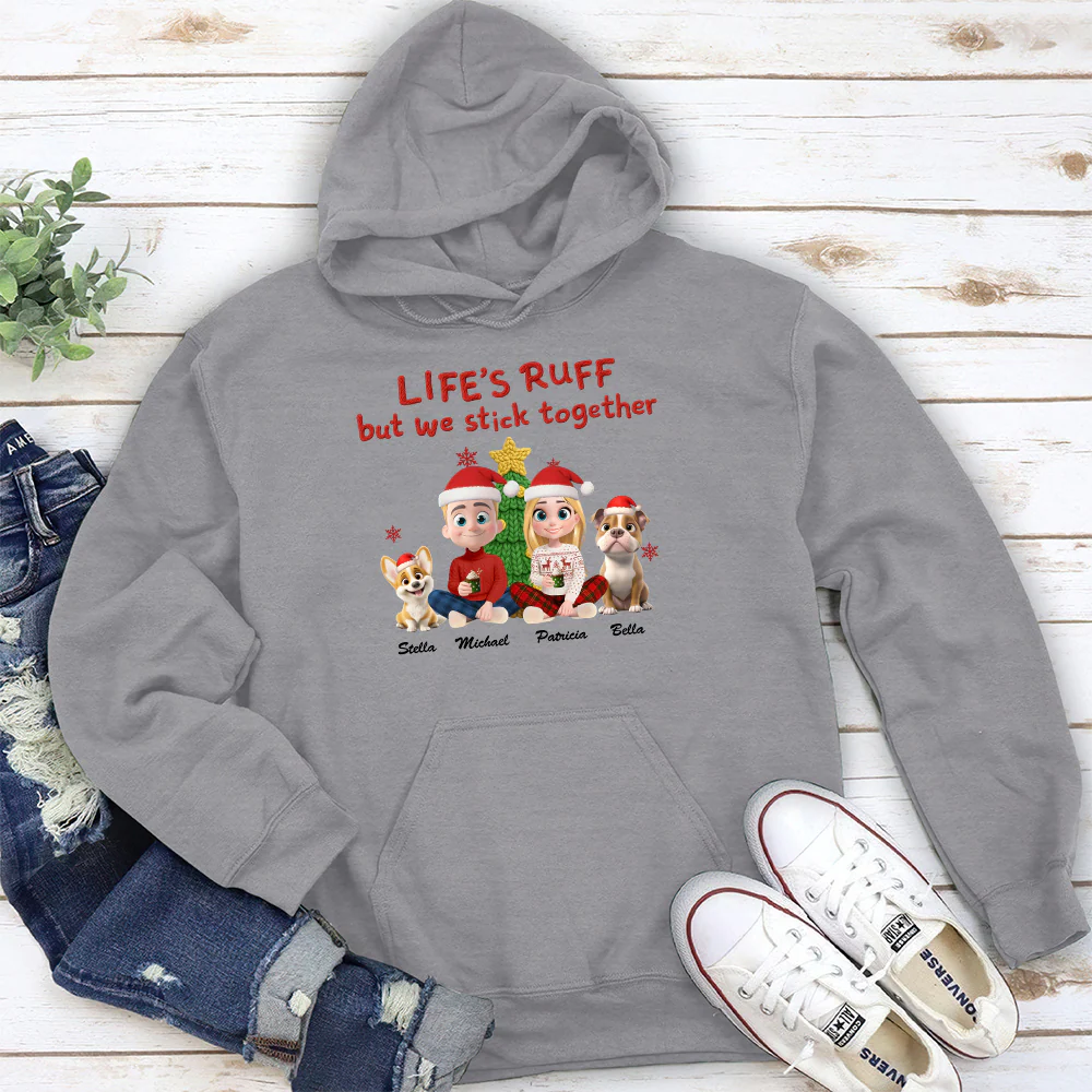 Stick Together Despite All - Personalized Custom Hoodie - Image 2