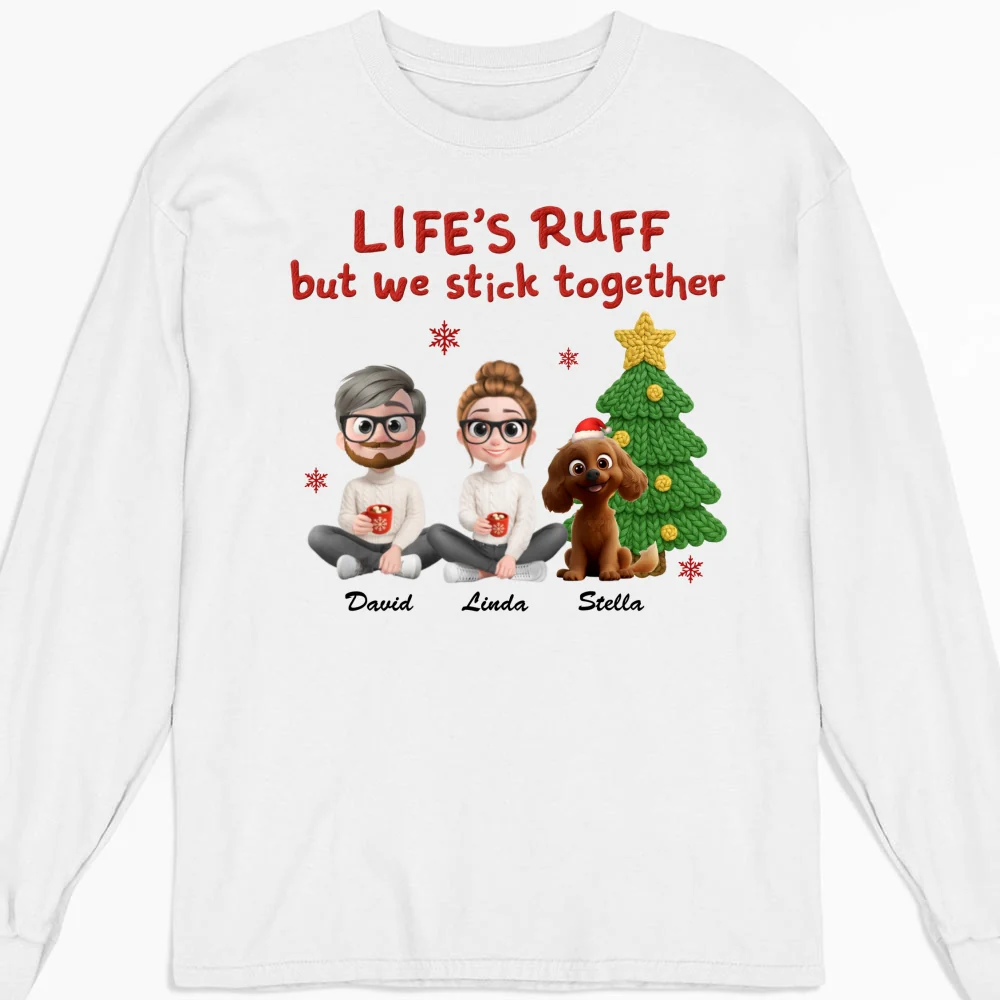 Stick Together Despite All - Personalized Custom Long Sleeve T-Shirt - Image 4
