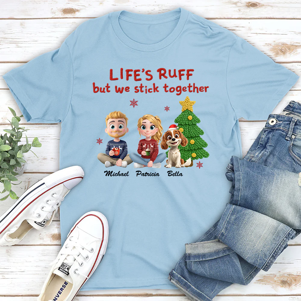Stick Together Despite All - Personalized Custom Unisex T-Shirt - Image 3