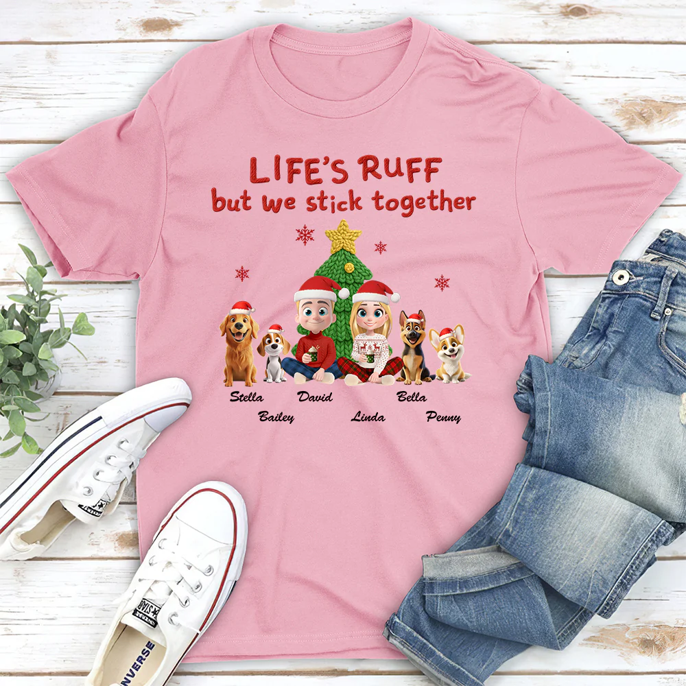 Stick Together Despite All - Personalized Custom Unisex T-Shirt - Image 4
