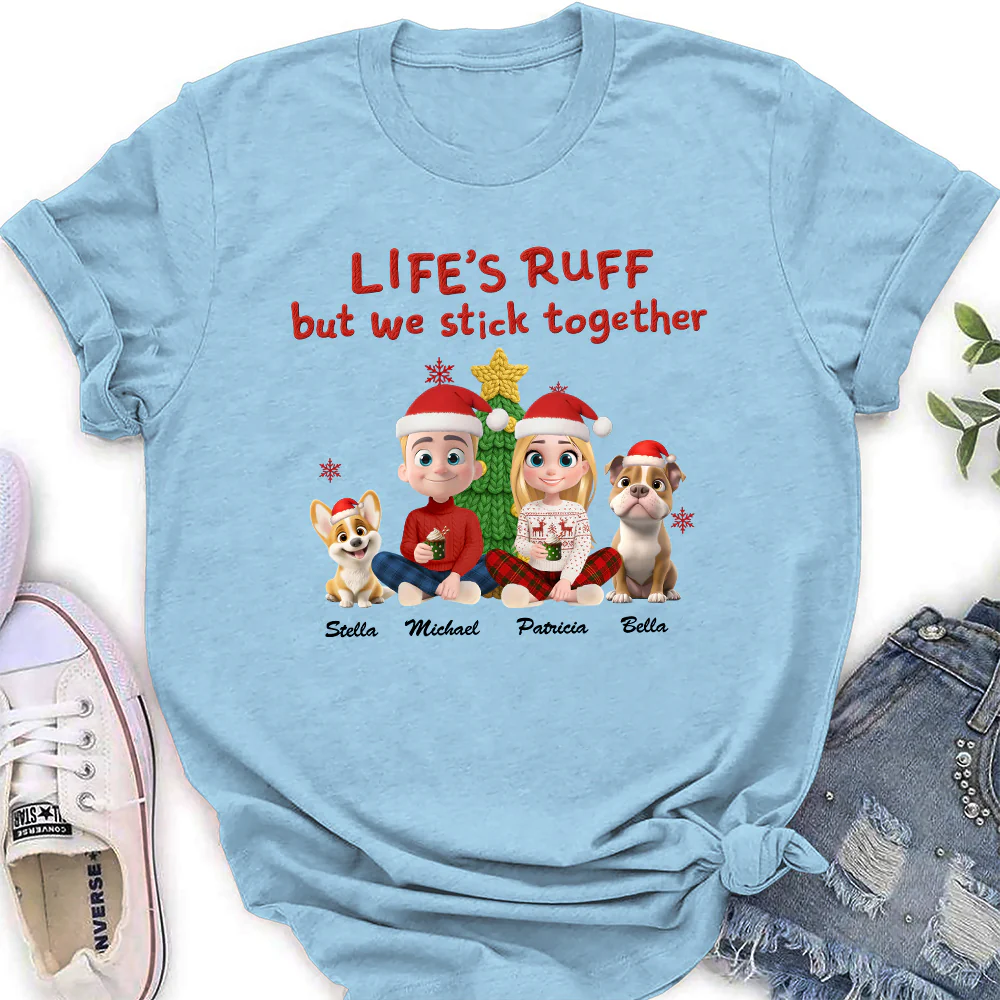 Stick Together Despite All - Personalized Custom Women's T-Shirt - Image 3