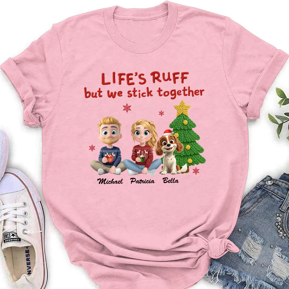 Stick Together Despite All - Personalized Custom Women's T-Shirt - Image 4
