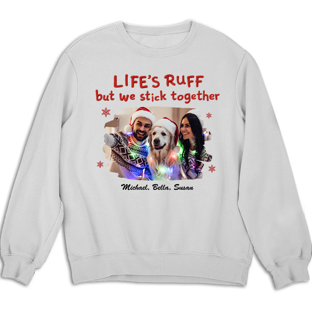 Stick Together Despite All Photo - Personalized Custom Sweatshirt