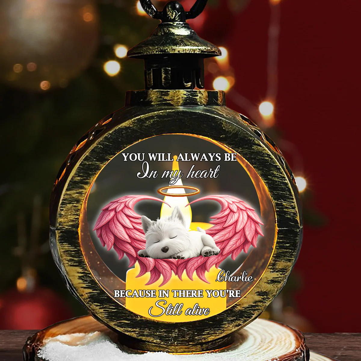 Still Alive - Personalized Custom Christmas Lantern