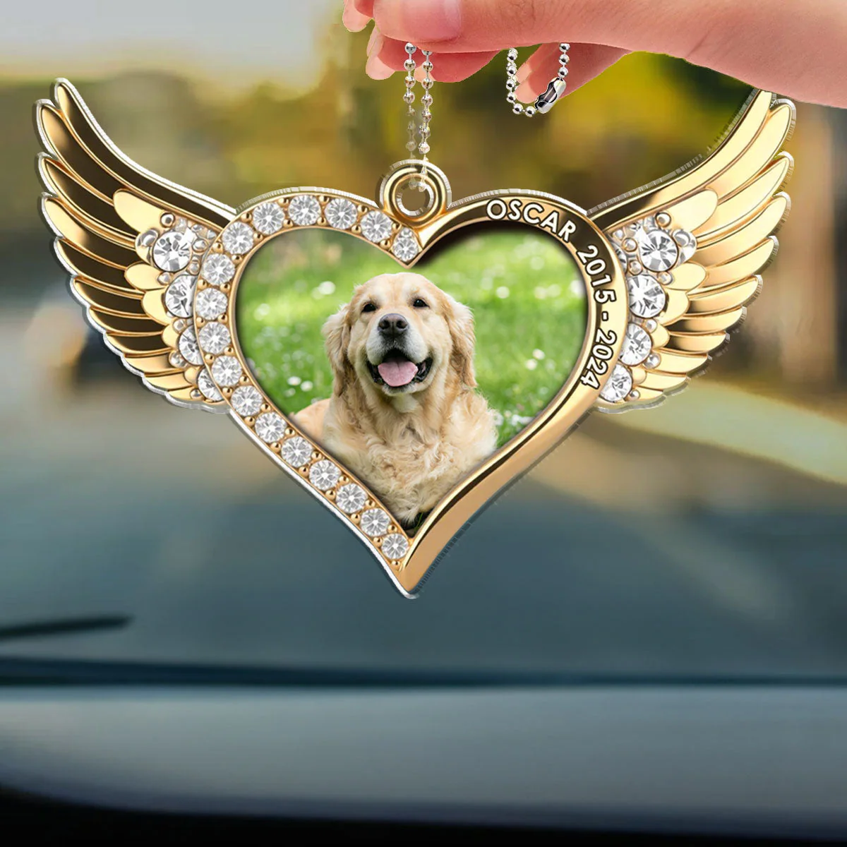 Still In My Heart - Personalized Custom Car Ornament - Image 2