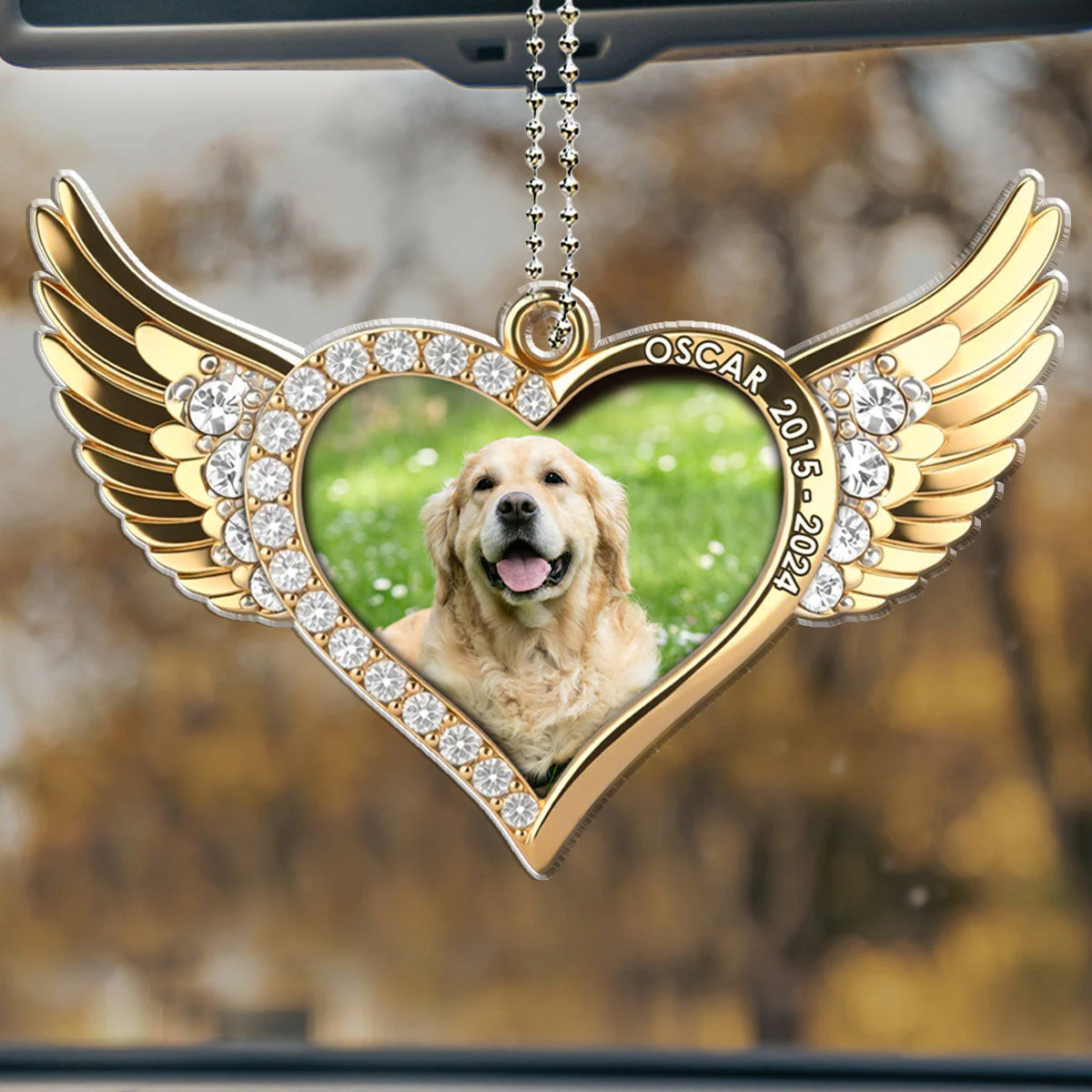 Still In My Heart - Personalized Custom Car Ornament - Image 3