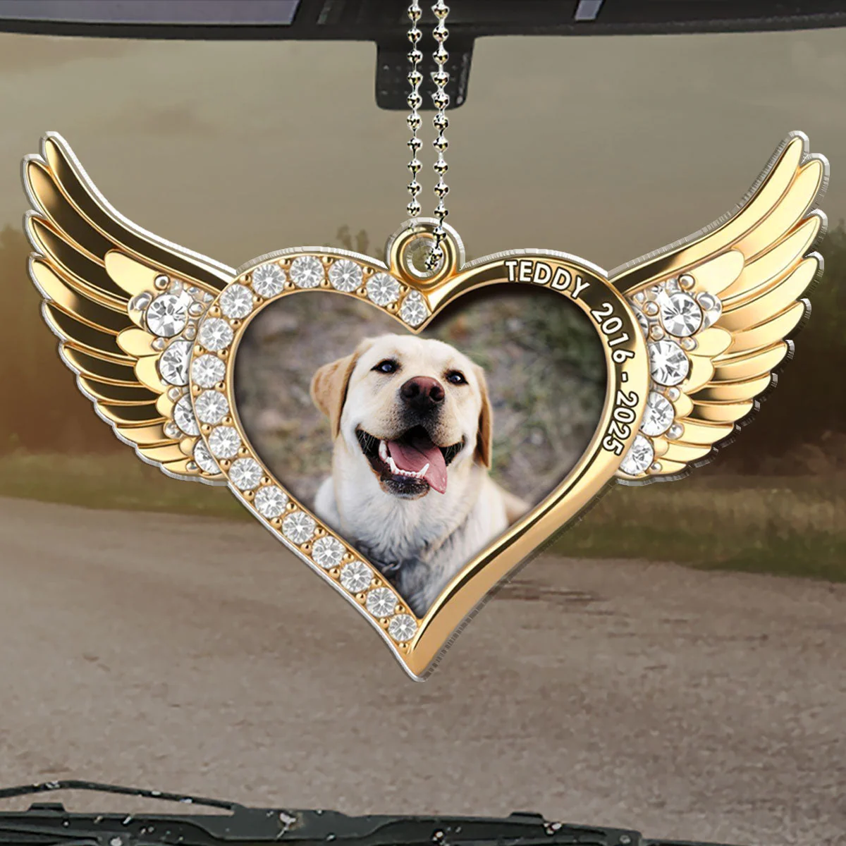 Still In My Heart - Personalized Custom Car Ornament - Image 4