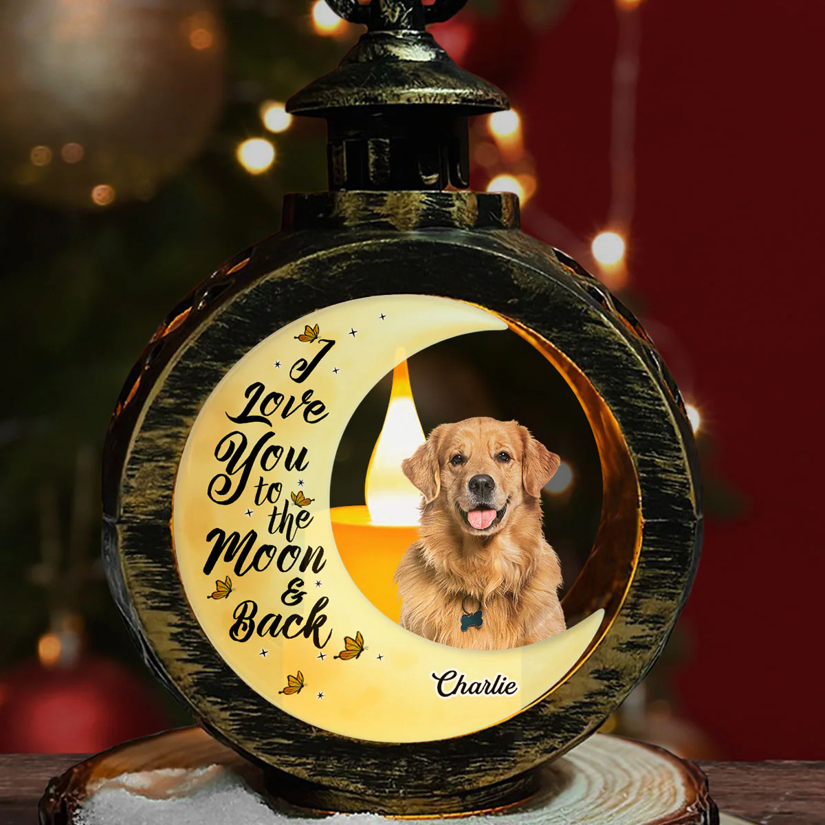 Still Think Of You Photo - Personalized Custom Christmas Lantern