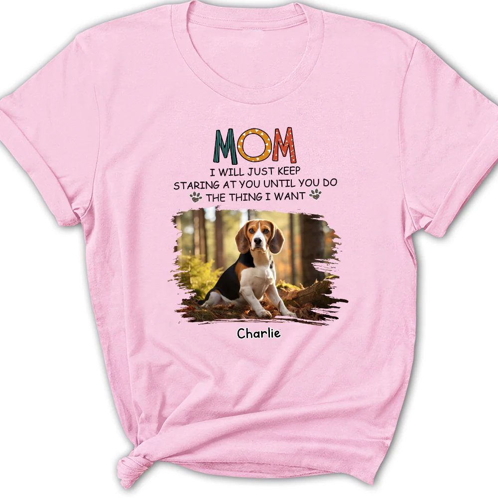 Storybook Dogs Keep Staring At You Photo - Personalized Custom Women's T-Shirt