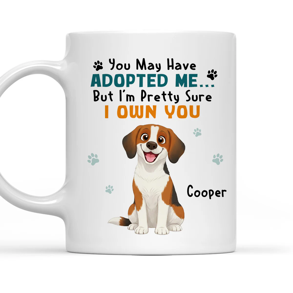 Storybook Dogs Own You - Personalized Custom Coffee Mug