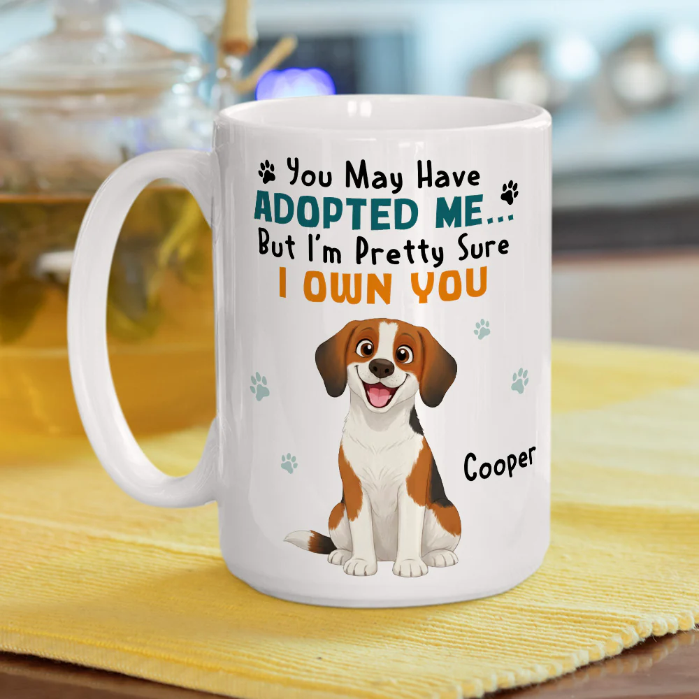 Storybook Dogs Own You - Personalized Custom Coffee Mug - Image 5