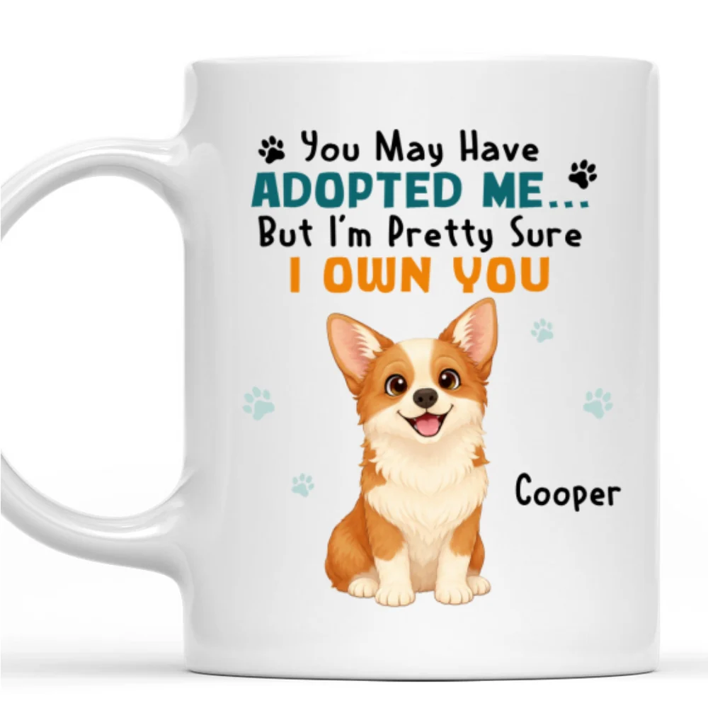 Storybook Dogs Own You - Personalized Custom Coffee Mug - Image 7