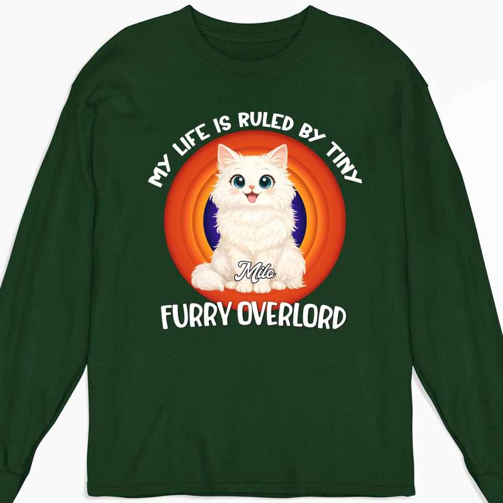 Storycat Rules Human - Personalized Custom Long Sleeve T-Shirt - Image 6