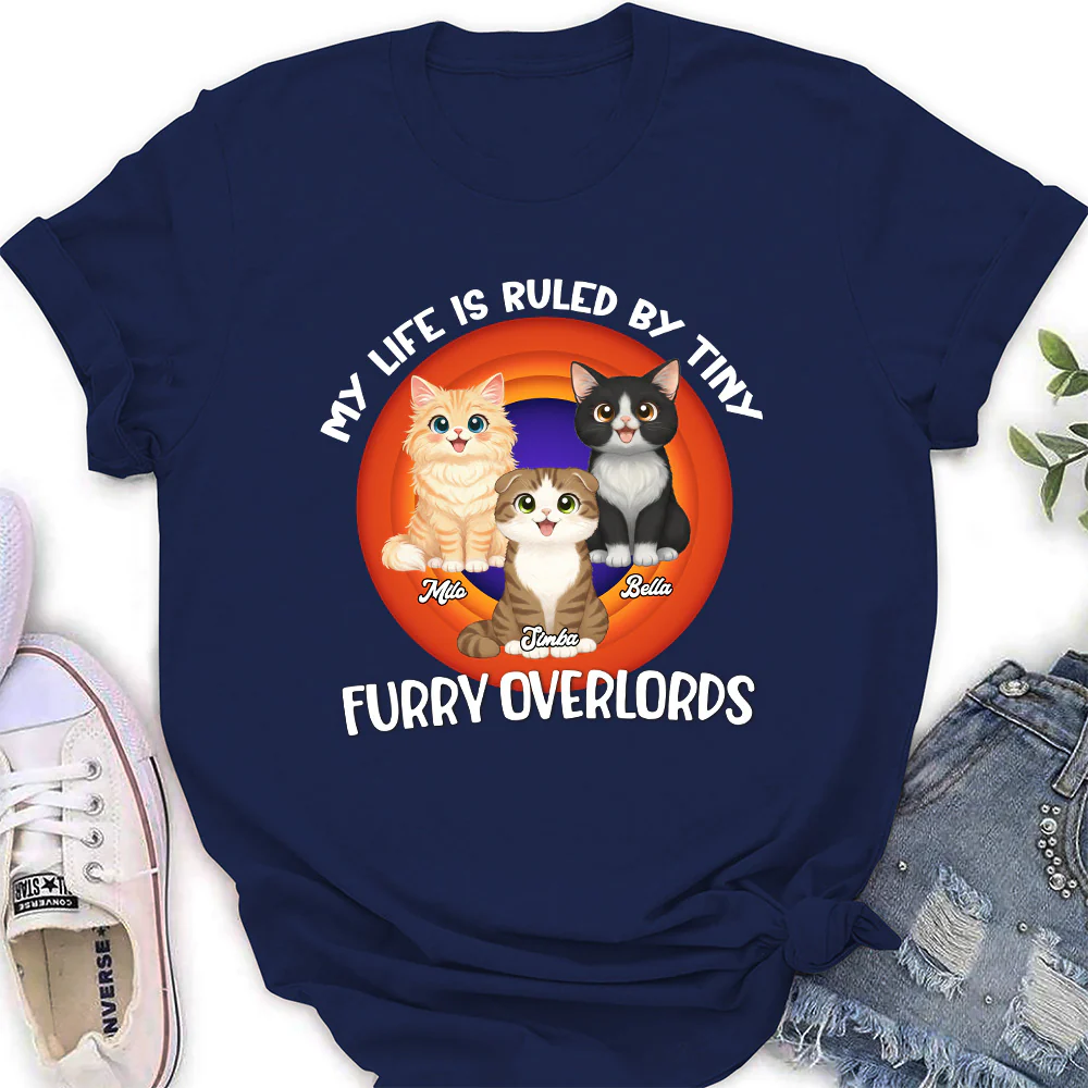 Storycat Rules Human - Personalized Custom Women's T-Shirt - Image 2