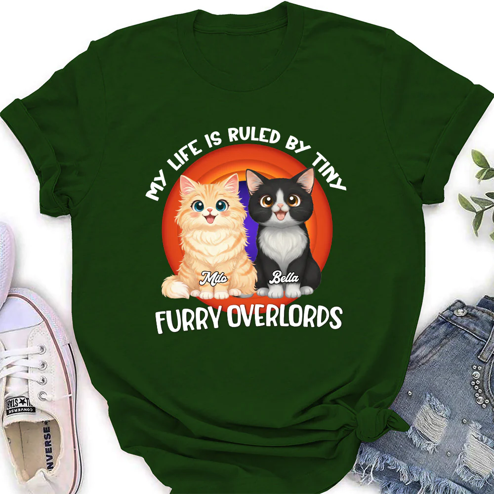 Storycat Rules Human - Personalized Custom Women's T-Shirt - Image 3