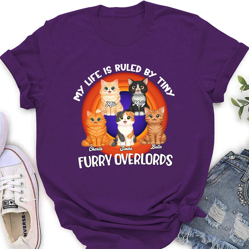 Storycat Rules Human - Personalized Custom Women's T-Shirt - Image 4