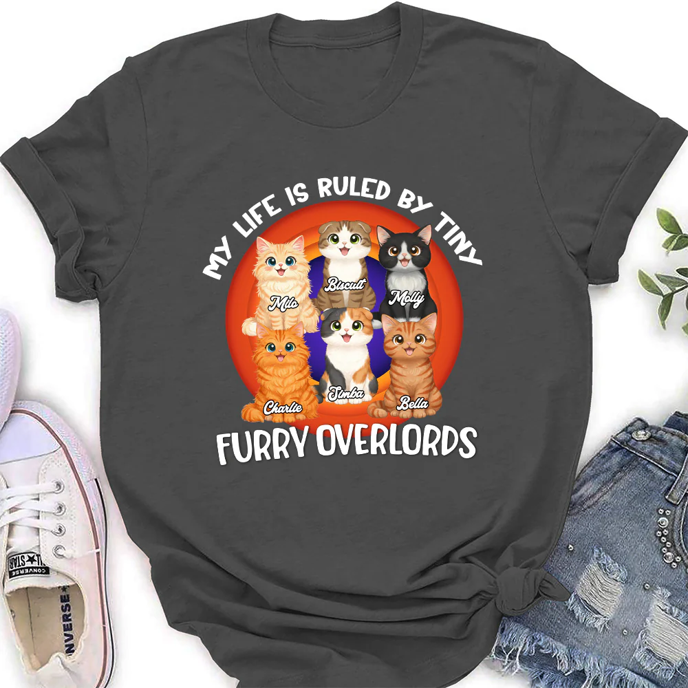 Storycat Rules Human - Personalized Custom Women's T-Shirt - Image 5