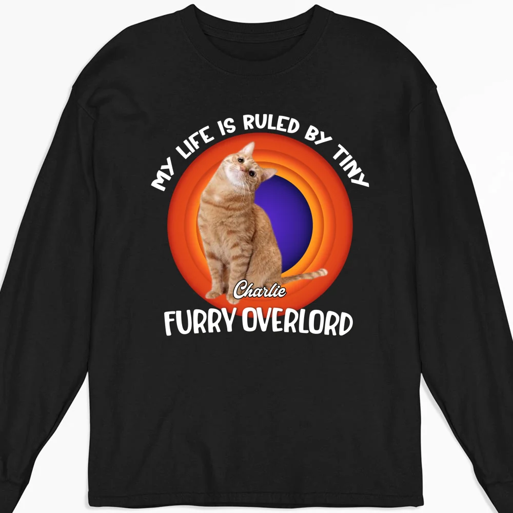 Storycat Rules Human Photo - Personalized Custom Long Sleeve T-Shirt - Image 5