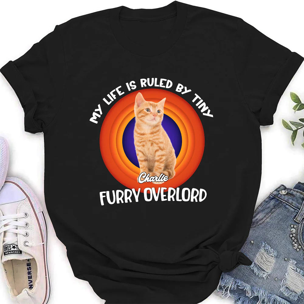 Storycat Rules Human Photo - Personalized Custom Women's T-Shirt
