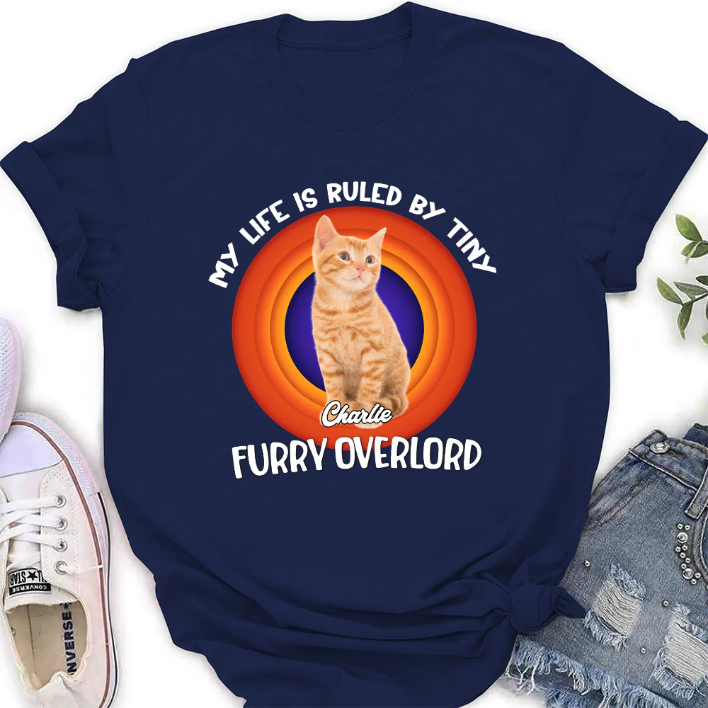 Storycat Rules Human Photo - Personalized Custom Women's T-Shirt - Image 2