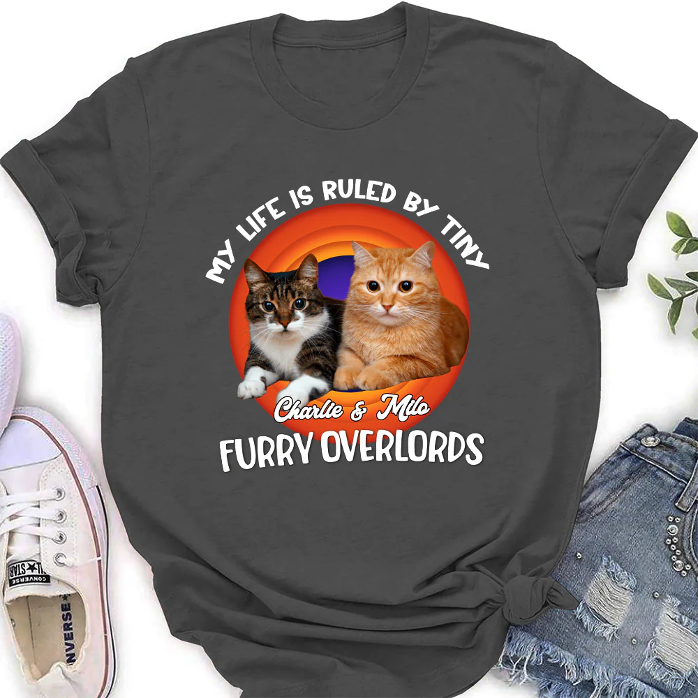 Storycat Rules Human Photo - Personalized Custom Women's T-Shirt - Image 5