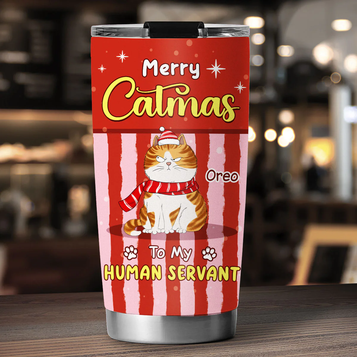 Stuck Up On The Chimney - Personalized Custom Tumbler - Image 5