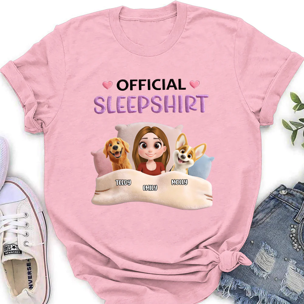 Stuffy Sleepshirt - Personalized Custom Women's T-Shirt - Image 3