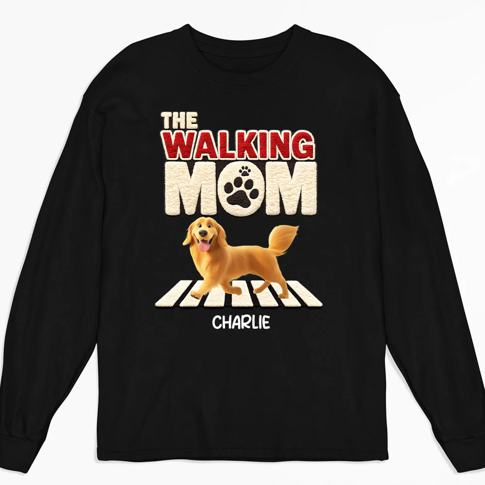 Stuffy Walking Mom - Personalized Custom Long Sleeve T-Shirt