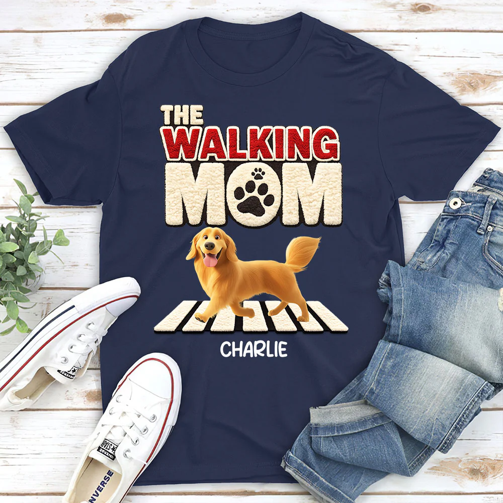 Stuffy Walking Mom - Personalized Custom Unisex T-Shirt - Image 2