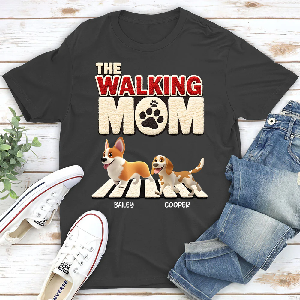 Stuffy Walking Mom - Personalized Custom Unisex T-Shirt - Image 3
