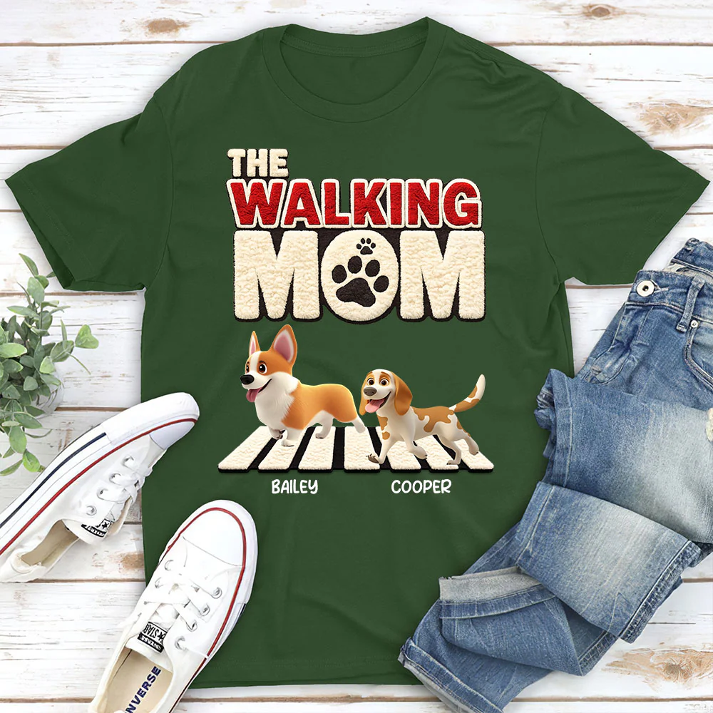 Stuffy Walking Mom - Personalized Custom Unisex T-Shirt - Image 4