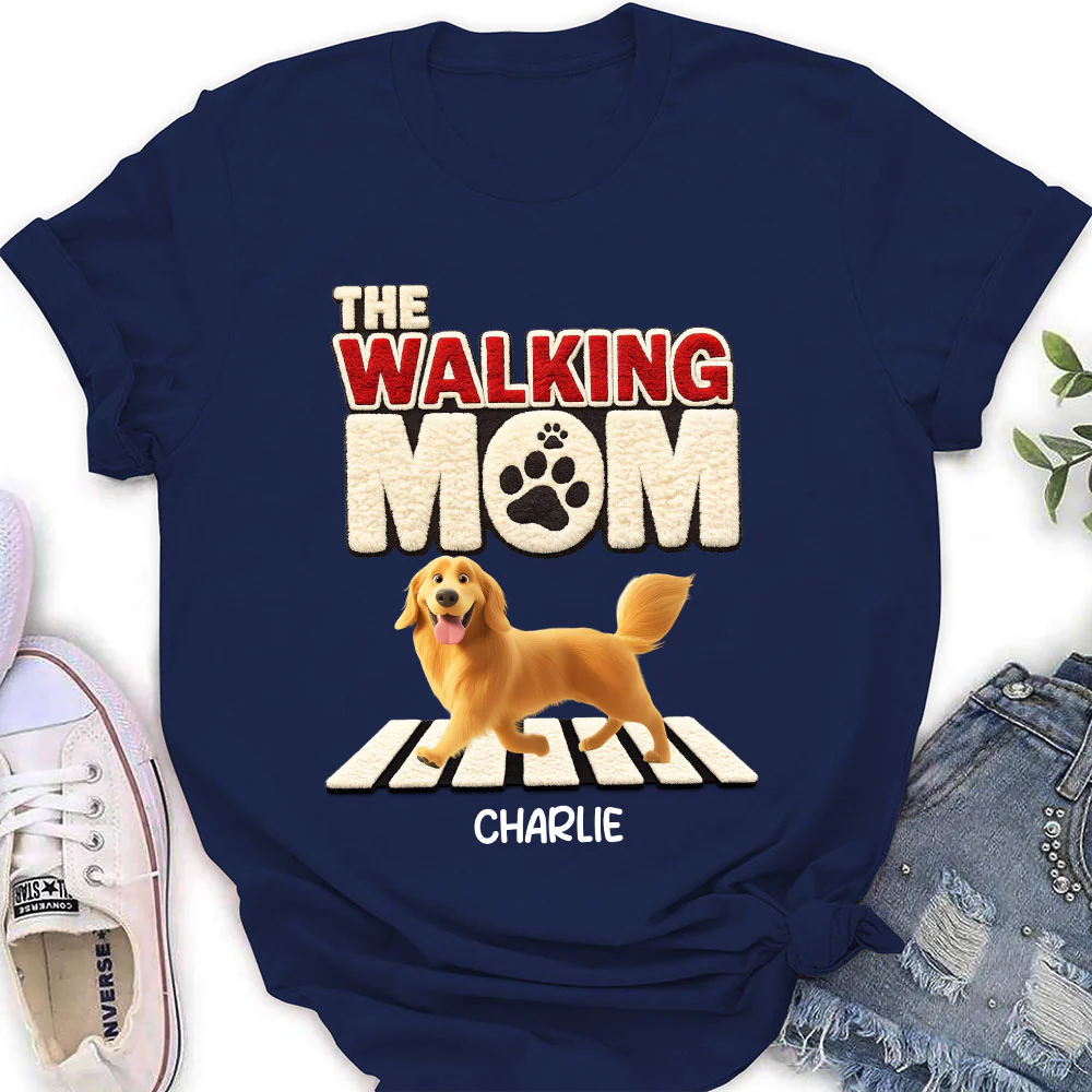 Stuffy Walking Mom - Personalized Custom Women's T-Shirt - Image 2