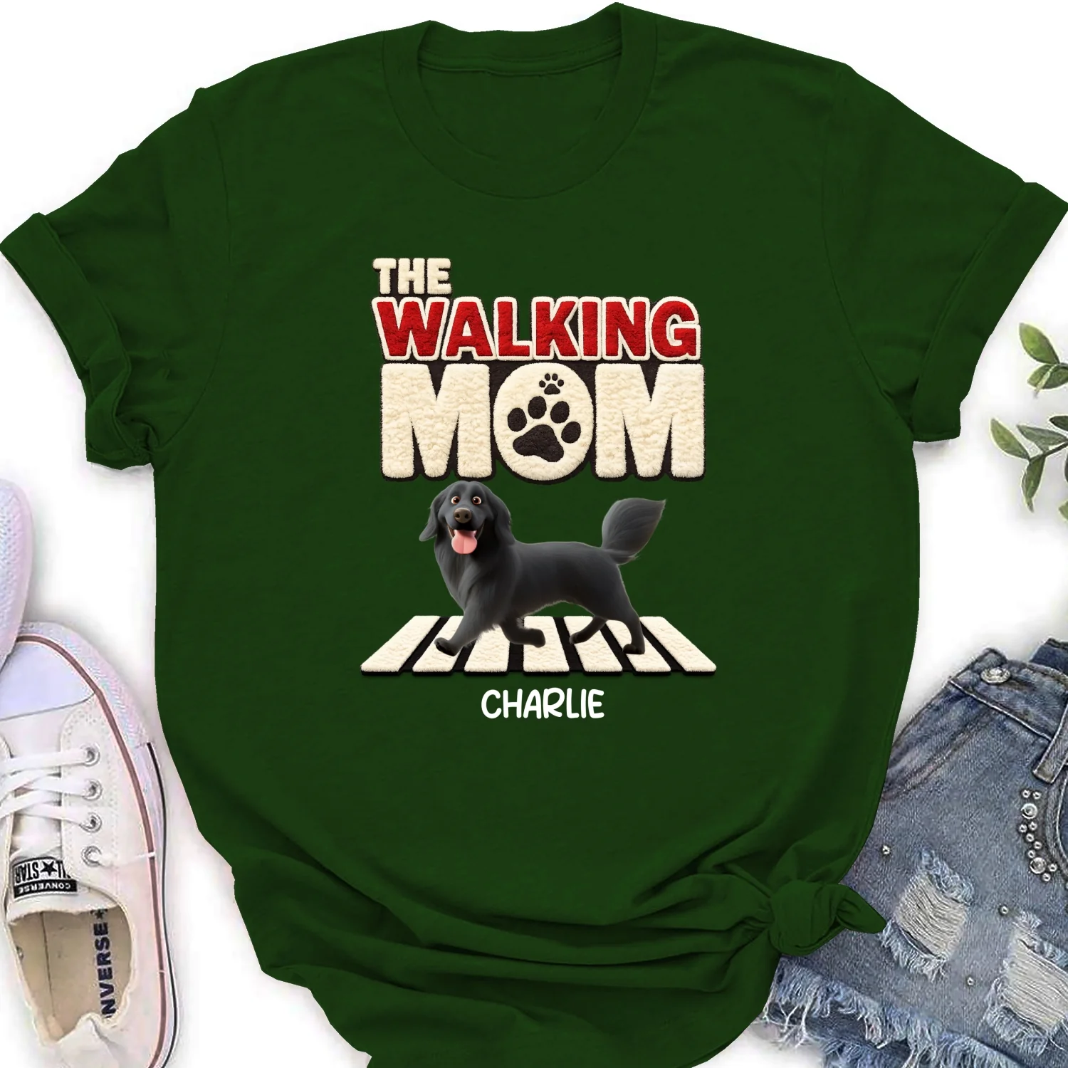 Stuffy Walking Mom - Personalized Custom Women's T-Shirt - Image 7